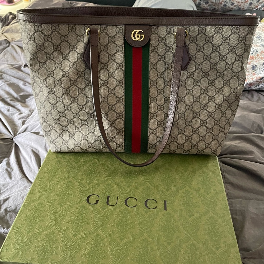 100% Authentic GG Gucci Ophidia Tote